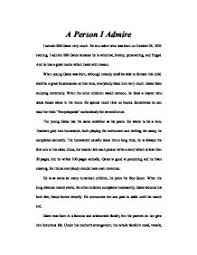 Writing Descriptive Essays About A Person  with Example  Outline    