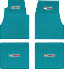 57 chevy ribbed rubber floor mat set