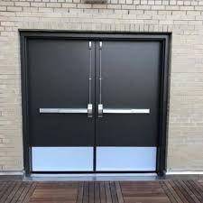 Metal Swing 2hrs Fire Rated Glass Doors