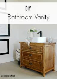 how to build a diy vanity with drawers