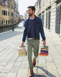 green and olive pants style for men