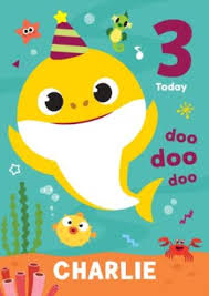 Check spelling or type a new query. Baby Shark Song Kids 3 Today Birthday Card Moonpig