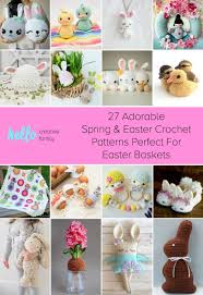 Easter gifts for adults are a nice gesture to show them you care; 27 Adorable Spring And Easter Crochet Patterns Perfect For Easter Baskets