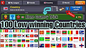 Shop walmart.com for every day low prices. 8 Ball Pool 100 Low Winning Country List 2020 Youtube