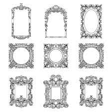 baroque frame images free on