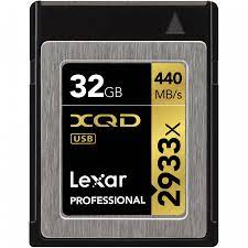 Thẻ Nhớ Lexar Professional 2933X 32GB XQD 2.0 440MB/s - Hàng Chính Hãng