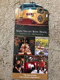 napa valley wine train brochure plus