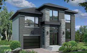 Two Story Contemporary House Plan With