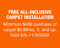 Home depot carpet installation costs $1.60 to $5 per square foot, including old carpet removal, new carpet, and labor. In Stock Indoor Carpet Carpet The Home Depot