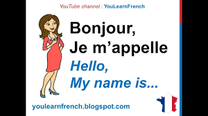Learn French   Introduce Yourself  with English Translation    YouTube