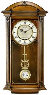 Bulova C4331 Walnut Hartwick Wall Clock