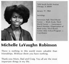 Her big brother says he didn't realize they were poor until he went to college. Before Barack Obama The Young Michelle Obama In Pictures