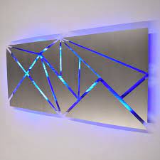 Wall Art Lighting Metal Wall Sculpture