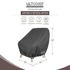 Ultcover Waterproof Patio Chair Cover
