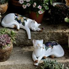 Cat Statue Garden Animal Statues