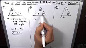 exterior angle of a triangle theorem