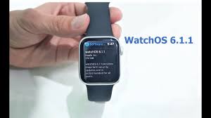 WatchOS 6.1.1 Update Available for Apple Watches - YouTube