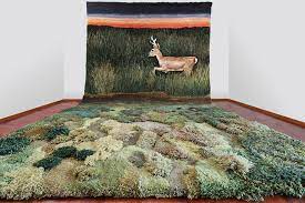 unique wool rugs that bring moss and