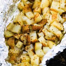 roasted potatoes in foil with video