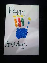 We love easy father's day crafts for kids. Image Result For Homemade Birthday Cards For Dad From Toddler Dad Birthday Card Happy Birthday Crafts Homemade Birthday Cards