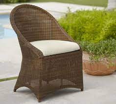 I purchased it last november. Palmetto Indoor Outdoor All Weather Wicker Dining Chair Honey Pottery Barn