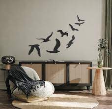 Buy Flying Birds Wall Art Decor Metal
