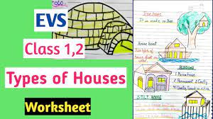 diffe types of houses worksheet