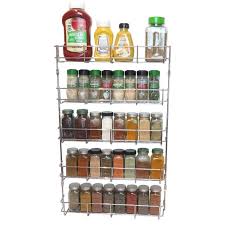 Alibaba.com offers 2,763 cabinet door spice rack products. 5 Tiers Iron Wall Mount Kitchen Freezer Door Spice Rack Cabinet Organizer Storag Kitchen Dining Bar Kitchen Storage Organization
