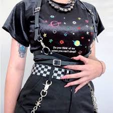 To be honest, i absolutely love this trend and i really want to share my favourite outfits with you guys <3. Aesthetic Top Alternative And Baddie Outfit Image 6908714 On Favim Com