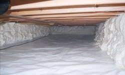 crawl e spray foam insulation process
