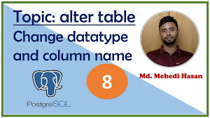 alter column change data type and