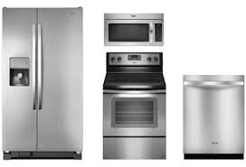 A typical package includes a refrigerator, range, microwave, and dishwasher. Kitchen Appliance Packages At Best Buy