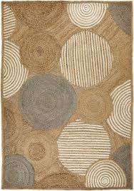 naturals circles rug by oriental