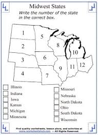 Tons of social studies worksheets for teaching students about the fifty states and capitals. Mid West United States 4th Grade Social Studies Guide
