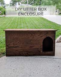 diy litter box enclosure hide your