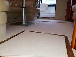 interior boat carpet ed on a