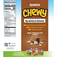 quaker chewy granola bars s mores 12