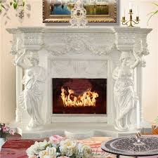 Red Marble Fireplace Surround Mantel