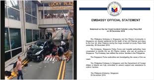 88,783 likes · 3,240 talking about this. 2 Filipinos Dead 4 Injured In Car Crash In Lucky Plaza Mall Singapore Ofw