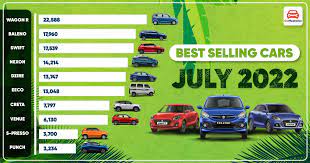 top 10 best selling cars in july 2022