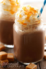 salted caramel hot chocolate chef in