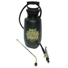 b g chemical resistant pump up sprayer
