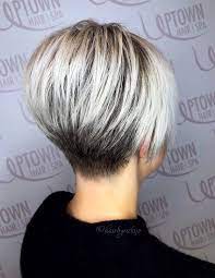 Check out these pictures of the latest haircuts. Platinum Pob Short Bob Pixie Haircut Short Hair Styles Wedge Haircut Short Wedge Hairstyles