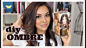 Here's another great tutorial which will show you how to add bright blond to your tips if you have naturally dark hair. Diy Ombre Hair Using L Oreal Ombre Touch Kit Review Trinaduhra Youtube
