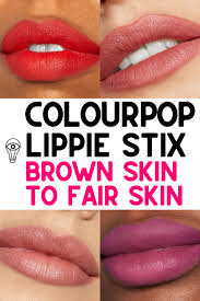 14 best colourpop lippie stix for brown