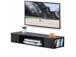 Black Wall Mounted Media Console
