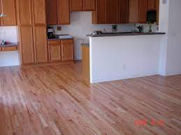 natural and stained red oak floors