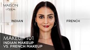 indian makeup vs french makeup