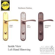 Active Pella Left Hand Keyed Handle Set