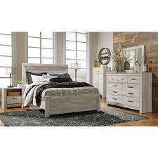 Bellaby 4pc Panel Bedroom Set In Whitewash